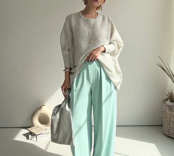 画像4: ●ゆるっと大人の雰囲気●【5/12 LIVEご紹介アイテム】ドルマンオーバープルオーバー (4)