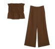 画像2: ●ロングシーズン使える◎お得なセットアップ【5/15 LIVEご紹介アイテム】●ビスチェ＋タックワイドパンツSETUP＜予約/7上＞ (2)