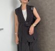 画像9: ●セットアップ可能【5/15 LIVEご紹介アイテム】●ピンストライプテーラードジレ＜予約/7上＞ (9)