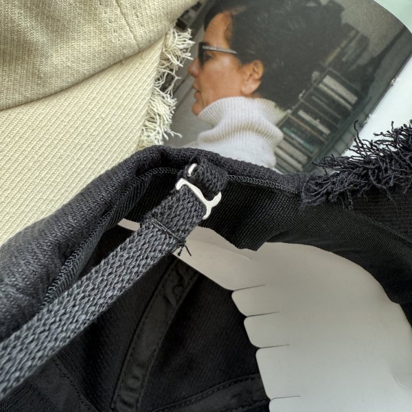 画像3: ◎あご紐を着脱できる◎【6/3 LIVEご紹介アイテム】あご紐付きフリンジキャップ (3)