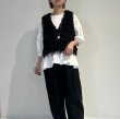 画像3: ●5/25までの期間限定受注●ご予約ポイント対象●【5/22 LIVEご紹介アイテム】フェザーライクVネックベスト＜予約/10-11＞ (3)