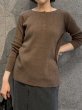 画像2: ●ご予約ポイント対象●【5/23 LIVEご紹介アイテム】バック刺繍ロゴリブトップス＜予約/8－9＞ (2)