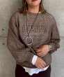 画像1: ●ご予約ポイント対象●【5/23 LIVEご紹介アイテム】ルーズシルエットメッシュプルオーバー＜予約/8＞ (1)