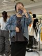 画像2: ●5/25までの期間限定受注●ご予約ポイント対象●【5/22 LIVEご紹介アイテム】リネンミックスデニムジャケット＜予約/8＞ (2)