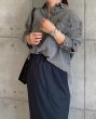 画像9: ●数量限定メーカーフリー枠解放●【5/26 LIVEご紹介アイテム】バックボタンデザインテンセルデニムシャツ（セットアップ可能） (9)