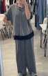 画像2: ●数量限定メーカーフリー枠解放●【5/26 LIVEご紹介アイテム】テンセルデニムキーネックプルオーバー（セットアップ可能）＜予約/6＞ (2)