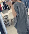 画像1: ●数量限定メーカーフリー枠解放●【5/26 LIVEご紹介アイテム】テンセルデニムキーネックプルオーバー（セットアップ可能）＜予約/6＞ (1)