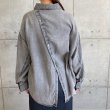 画像10: ●数量限定メーカーフリー枠解放●【5/26 LIVEご紹介アイテム】バックボタンデザインテンセルデニムシャツ（セットアップ可能） (10)