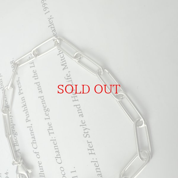 画像2: ●期間限定販売●ERIKA愛用アクセ●【5/30 LIVEご紹介アイテム】スリムチェーンシルバー925ブレスレット（メーカー確認後取り寄せ） (2)