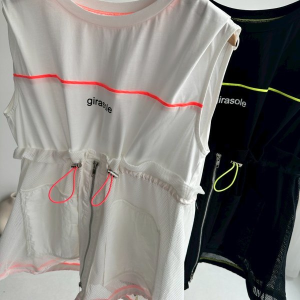 画像2: ●ネオンポイントが可愛いデザイントップス●【5/30 LIVEご紹介アイテム】ネオンポイントデザイントップス (2)