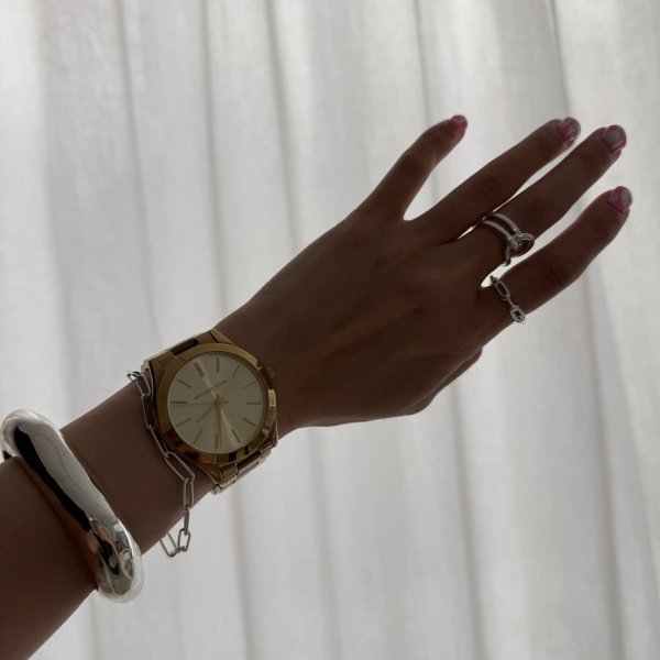 画像2: ●期間限定販売●ERIKA愛用アクセ●【11/18 LIVEご紹介アイテム】スリムチェーンシルバー925リング（メーカー確認後取り寄せ） (2)