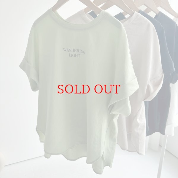 画像4: ●期間限定掲載●◎サラッと素材の大人のロゴシリーズ◎【5/30 LIVEご紹介アイテム】●大人のロゴシリーズ◎半袖トップス（メーカー確認後取り寄せ） (4)