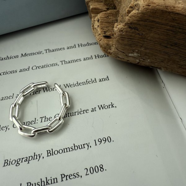 画像5: ●期間限定販売●ERIKA愛用アクセ●【11/18 LIVEご紹介アイテム】スリムチェーンシルバー925リング（メーカー確認後取り寄せ） (5)