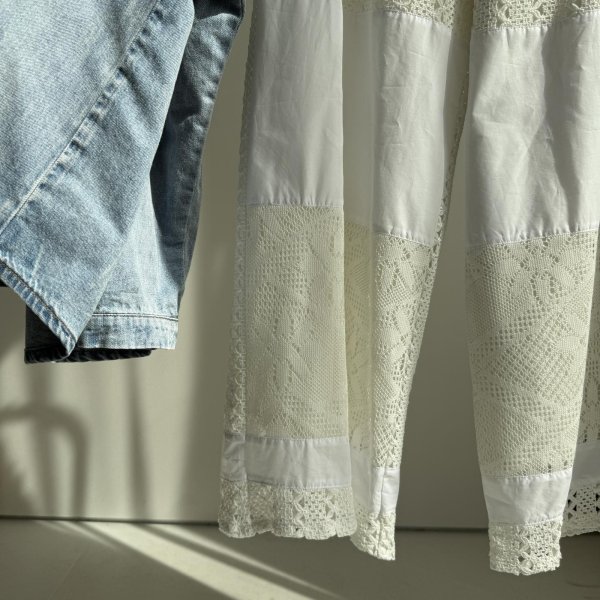 画像3: ●期間限定掲載●◎MAYUKAが展示会で一目惚れした◎【6/3 LIVEご紹介アイテム】●パッチワークレースパンツ（メーカー確認後取り寄せ） (3)