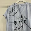 画像2: ●在庫限り●1日半のみの超短期販売●月曜朝9時まで●【6/6 LIVEご紹介アイテム】●殴り書きストライプオーバーシャツ (2)