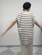 画像10: ●在庫限り●1日半のみの超短期販売●月曜朝9時まで●【6/6 LIVEご紹介アイテム】●キーネックボーダーロングトップス (10)