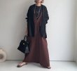 画像5: ●期間限定掲載●◎機能性◎機能性(接触冷感/撥水/防シワ/ストレッチ）シリーズ◎【6/14 LIVEご紹介アイテム】●高身長さんにもオススメ◎深Vジャンパースカート（メーカー確認後取り寄せ） (5)