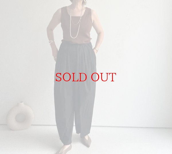 画像8: ●期間限定掲載●◎機能性◎機能性(接触冷感/撥水/防シワ/ストレッチ)シリーズ◎【6/14 LIVEご紹介アイテム】●超楽ちん◎タックデザインイージーパンツ(メーカー確認後取り寄せ) (8)