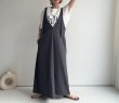 画像6: ●期間限定掲載●◎機能性◎機能性(接触冷感/撥水/防シワ/ストレッチ）シリーズ◎【6/14 LIVEご紹介アイテム】●高身長さんにもオススメ◎深Vジャンパースカート（メーカー確認後取り寄せ） (6)