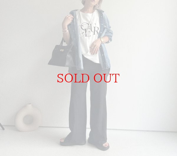 画像2: ●◎あの!!魔法のレギパンのような素材で作った魔法のパンツ◎【6/14 LIVEご紹介アイテム】●ストレッチストレートワイド(メーカー確認後取り寄せ) (2)