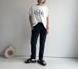 画像4: ●使える大人っぽロゴT●【6/14 LIVEご紹介アイテム】●フレンチスリーブロゴT（メーカー確認後取り寄せ） (4)