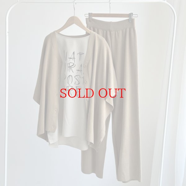 画像3: ●期間限定●大人っぽセットアップ【6/17 LIVEご紹介アイテム】ニットソーセットアップ<予約/7> (3)