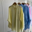 画像2: ●期間限定●やっと見つけた!!理想のBIGシャツ【6/17 LIVEご紹介アイテム】オーバーカラーシャツ＜予約/7＞ (2)