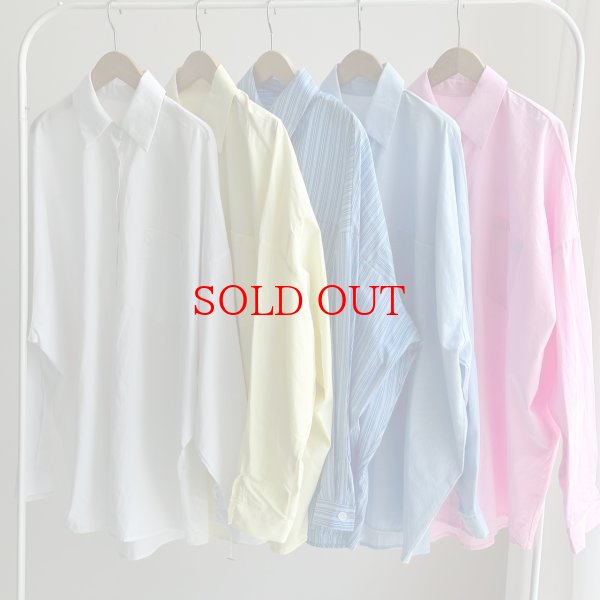 画像1: ●期間限定●やっと見つけた!!理想のBIGシャツ【6/17 LIVEご紹介アイテム】オーバーカラーシャツ＜予約/7＞ (1)