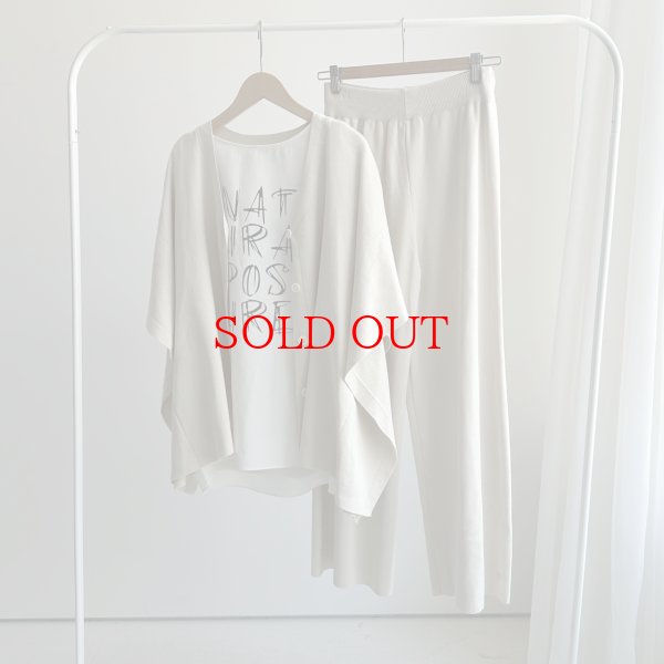 画像2: ●期間限定●大人っぽセットアップ【6/17 LIVEご紹介アイテム】ニットソーセットアップ<予約/7> (2)