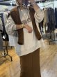 画像3: ●あの！美シルエットスエットパンツシリーズのナロースカート裏起毛タイプ!!●期間限定●ご予約ポイント対象【6/20 LIVEご紹介アイテム】裏起毛美シルエット!!スエットナロースカート（セットアップ可能）＜予約/9-10＞ (3)