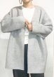 画像2: ●びっくりする位軽くて羽織りやすいウールコート◎●期間限定●ご予約ポイント対象【6/20 LIVEご紹介アイテム】ノーカラーウールコート＜予約/10＞ (2)