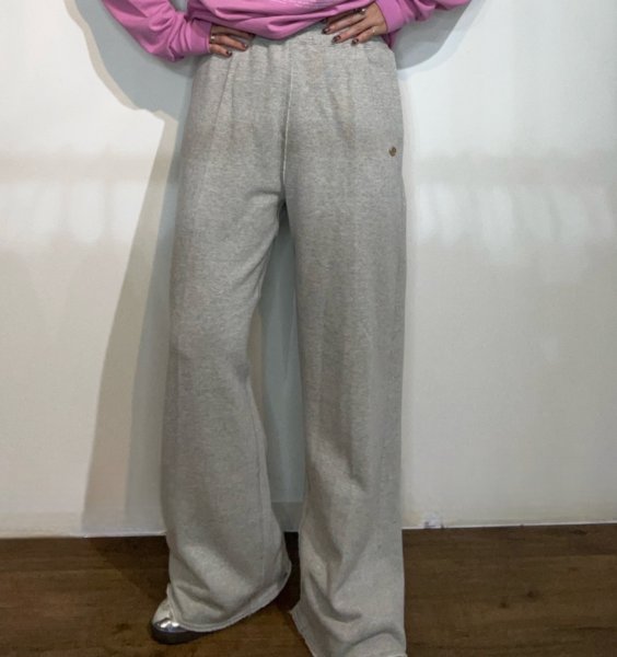 画像2: ●メーカー在庫限り●30日まで●【11/28 LIVEアイテム】裏起毛美シルエット!!スエットワイドパンツ（セットアップ可能） (2)