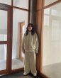画像2: ●他にはない素材感でオシャレ感◎●期間限定●ご予約ポイント対象【6/20 LIVEご紹介アイテム】太リブコーデュロイストレートワイドパンツ（セットアップ可能）＜予約/9-10＞ (2)