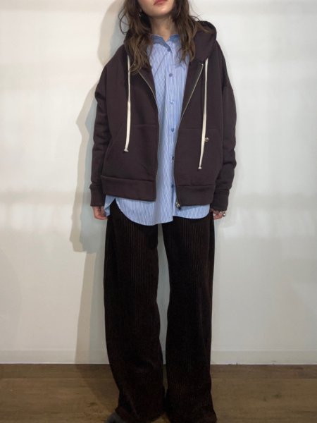 画像3: ●メーカー在庫限り●30日まで●【11/28 LIVEアイテム】裏起毛オーバーシルエットジップフーディ (3)