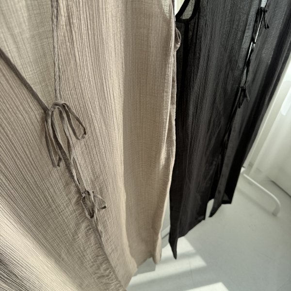 画像4: ●セットアップ可能【6/24 LIVEご紹介アイテム】シアーロングジレ (4)