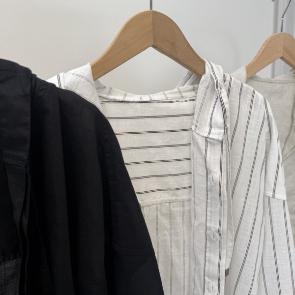 画像2: ●【6/24 LIVEご紹介アイテム】リネンミックスオーバーフーディ (2)