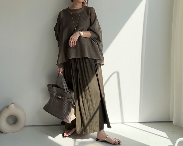 画像10: ●ゆるっと大人の雰囲気●【5/12 LIVEご紹介アイテム】ドルマンオーバープルオーバー (10)