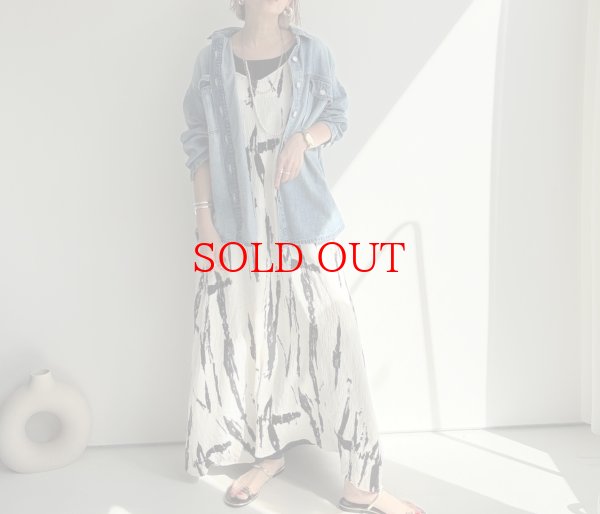画像13: ●期間限定●大人配色【6/17 LIVEご紹介アイテム】大人タイダイキャミワンピ<予約/7> (13)