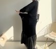 画像5: ●期間限定●晩夏-秋アイテム【6/28 LIVEご紹介アイテム】異素材ドッキングスカート＜予約/8－9＞ (5)