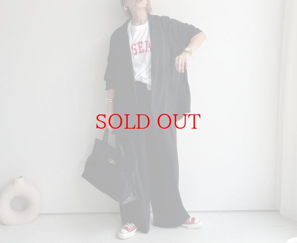 画像7: ●NEW COLOR●カーデライクシリーズの新型ボトム!!【LIVEご紹介アイテム】カーデライクシリーズ◎タックワイドパンツ（予約） (7)