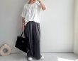 画像12: ●NEW COLOR●カーデライクシリーズの新型ボトム!!【LIVEご紹介アイテム】カーデライクシリーズ◎タックワイドパンツ（予約） (12)