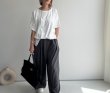画像11: ●NEW COLOR●カーデライクシリーズの新型ボトム!!【LIVEご紹介アイテム】カーデライクシリーズ◎タックワイドパンツ（予約） (11)