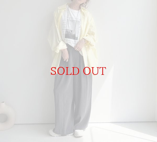 画像15: ●NEW COLOR●カーデライクシリーズの新型ボトム!!【LIVEご紹介アイテム】カーデライクシリーズ◎タックワイドパンツ（予約） (15)