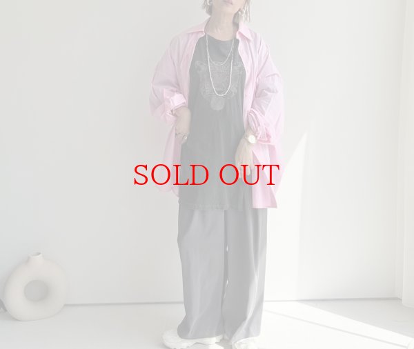 画像16: ●NEW COLOR●カーデライクシリーズの新型ボトム!!【LIVEご紹介アイテム】カーデライクシリーズ◎タックワイドパンツ（予約） (16)