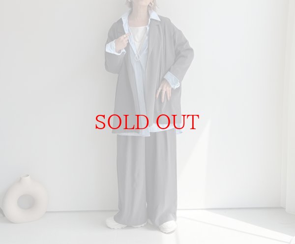 画像14: ●NEW COLOR●カーデライクシリーズの新型ボトム!!【LIVEご紹介アイテム】カーデライクシリーズ◎タックワイドパンツ（予約） (14)