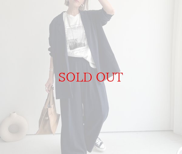 画像4: ●NEW COLOR●カーデライクシリーズの新型ボトム!!【LIVEご紹介アイテム】カーデライクシリーズ◎タックワイドパンツ（予約） (4)