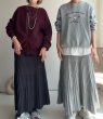 画像7: ●生産枠限り●期間限定掲載●【7/8ご紹介アイテム】前後2WAYニットブルゾン（プルオーバーとしても着用可能）「スカートとセットアップ可能」＜予約/8-9＞ (7)