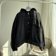 画像1: ●生産枠限り●期間限定掲載●【7/8ご紹介アイテム】フード付デニムブルゾン（フード着脱可能＜予約/8-9＞ (1)