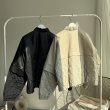 画像3: ●生産枠限り●期間限定掲載●【7/8ご紹介アイテム】ドッキングデザインレザーブルゾン（お袖2WAY）＜予約/8-9＞ (3)