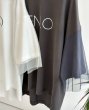 画像2: ●SALE●【LIVEご紹介アイテム】●チュール袖ロゴT (2)